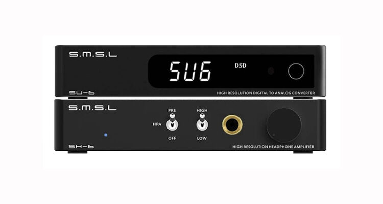 S.M.S.L SU 6 High Performance USB DAC and SH 6 Powerful Headphone Amplifier